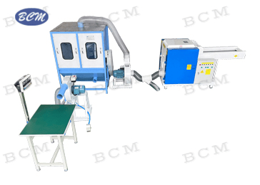 Full set of quilted fabric &foam waste cutting machine